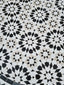 Handmade mosaic black white kitchen dining table moroccan tiles coffee table for decor