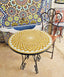 Customizable crafted moroccan pattern outdoor indoor coffee table mosaic table golden