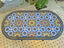 Handmade oval crafts mosaic table moroccan luxury table customizable