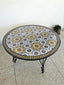 Handmade outdoor indoor mosaic table mid century mosaic table