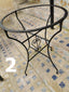 Handmade outdoor indoor mosaic table mid century mosaic table