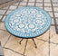 Handmade mosaic table for outdoor indoor mid century moroccan table