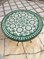 Handmade mid century mosaic table table for outdoor indoor