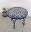 Handmade mid century mosaic table moroccan tiles crafted indoor outdoor coffee table