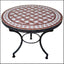 Moroccan outdoor mosaic tile dining table multicolor