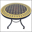 Moroccan outdoor mosaic tile dining table multicolor