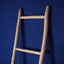 Decorative wooden ladder 150 cm