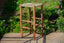 Moroccan bar stool in laurel wood 80 cm