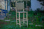 High Bar Chair in wood and rope, Bar Stool