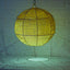 Ball pendant light in lace raffia Lace lampshade