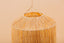 Cloche pendant lamp in raffia Lace lampshade