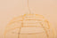 Bell pendant light in raffia Lace lampshade