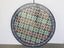 Moroccan outdoor round mosaic tiles table multicolor