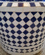 Blue White Arched Moroccan Mosaic Tile Fountain