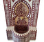 Burgundy And Tan Moroccan Mosaic Fountain