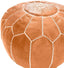 Tan Pouf Leather