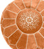 Tan Pouf Leather