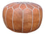 Light Brown Pouf Leather